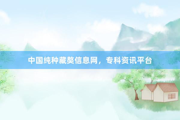 中国纯种藏獒信息网，专科资讯平台